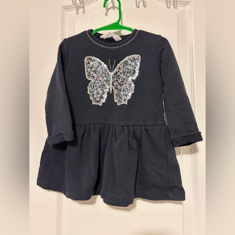 H&M Butterfly Sequin Dress